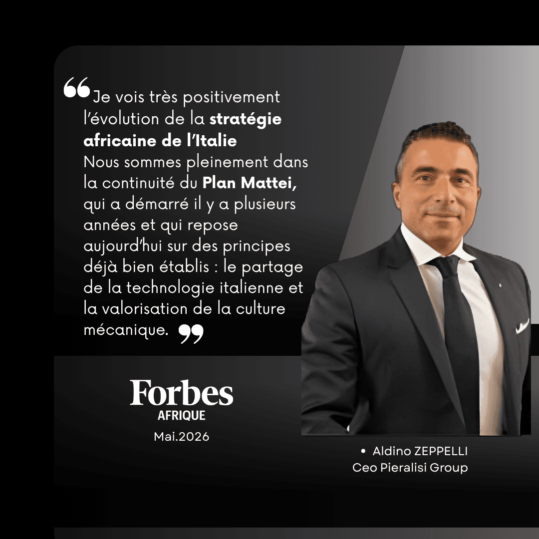 Aldino Zeppelli dans son interview accordée à Forbes Afrique